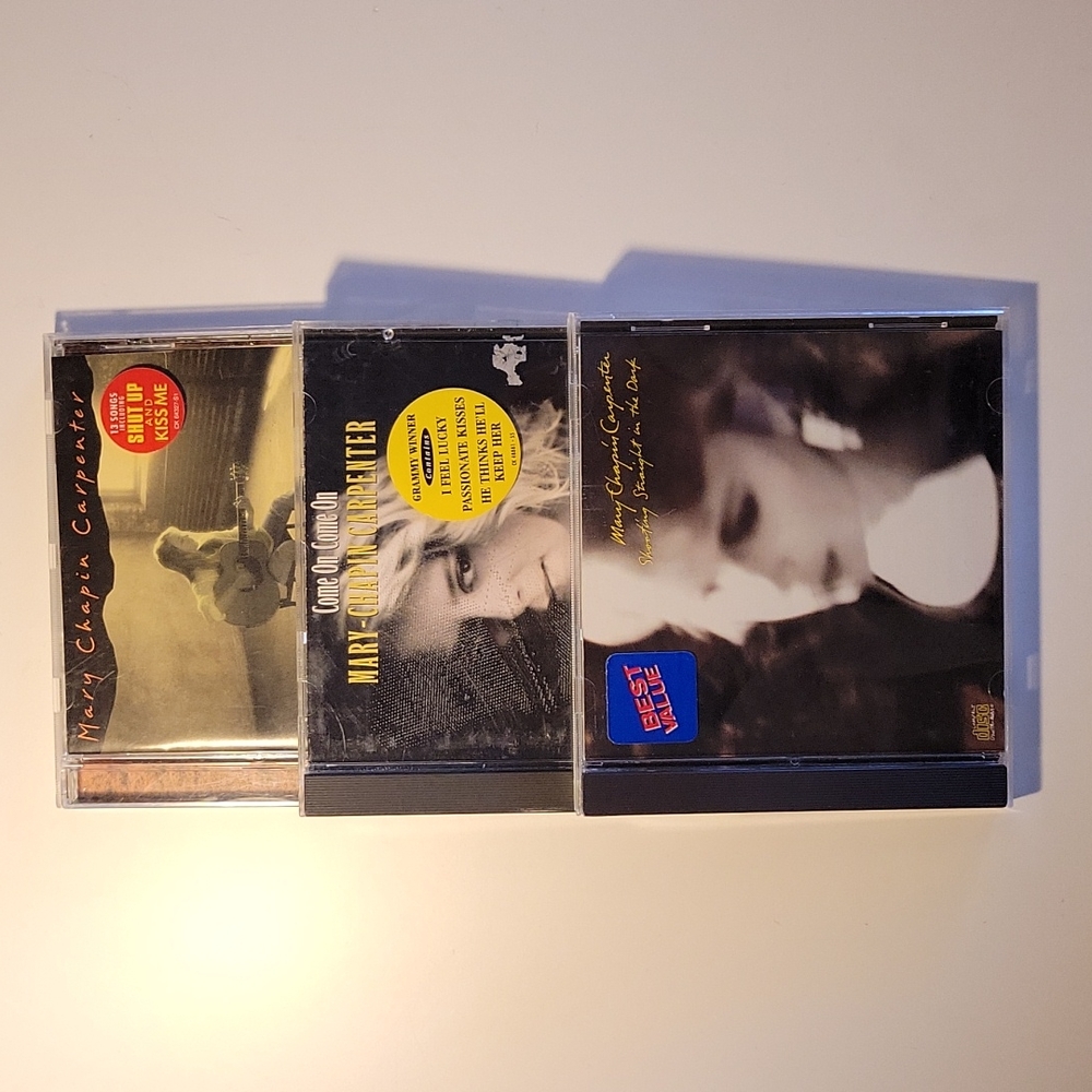 Lot of 3 used Mary Chaoun Carpenter CDs